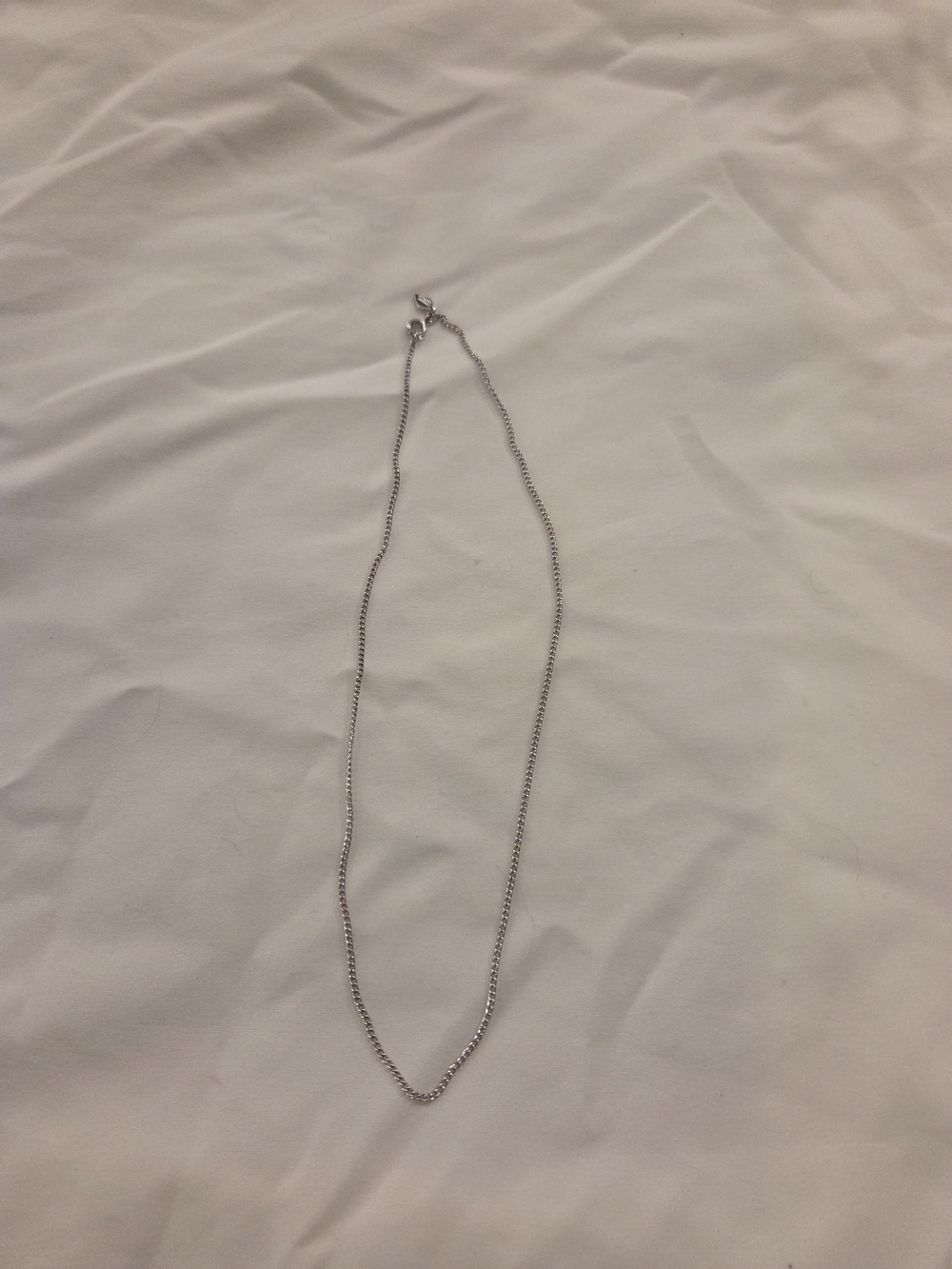 Elegant Silver Cable Chain Necklace for Women
